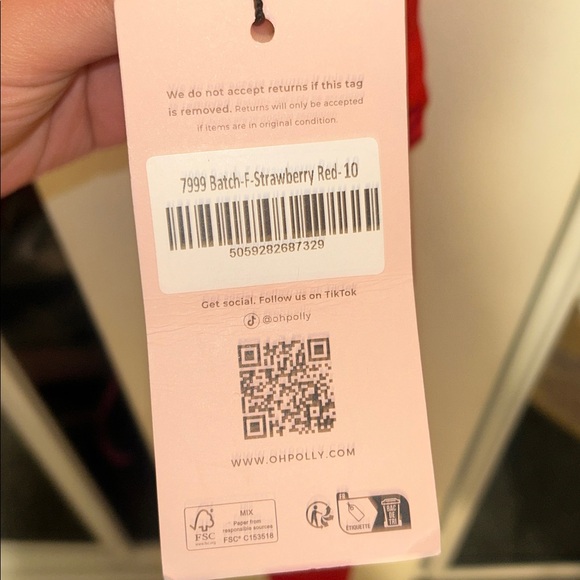 Oh Polly Scarlet Halter Dress - Picture 3 of 5